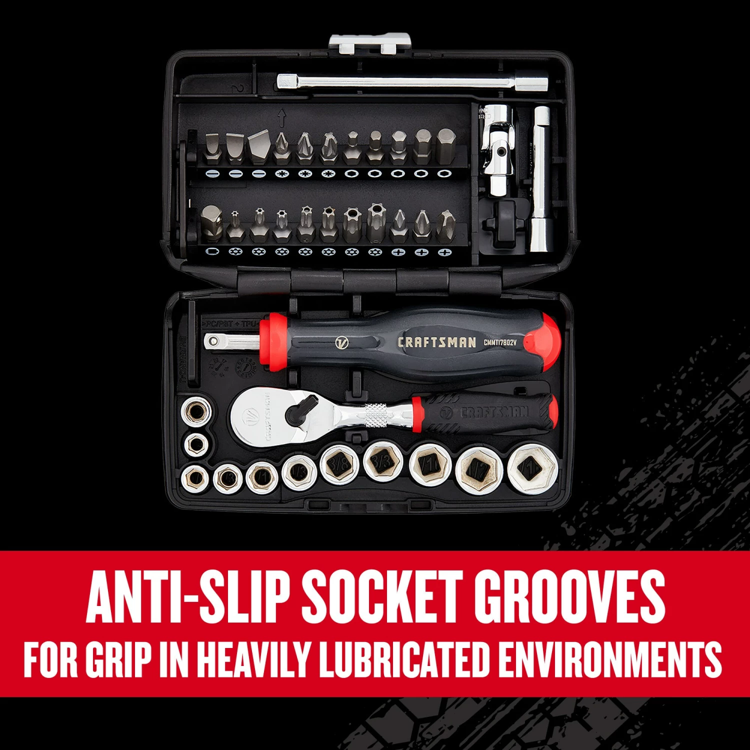 Best Sale βοΈ CRAFTSMAN Sockets & Socket Sets V-Series 38-Piece Standard (SAE) 1/4-in Drive 6-point Set Shallow Socket Set π 5 Best Sale βοΈ CRAFTSMAN Sockets & Socket Sets V-Series 38-Piece Standard (SAE) 1/4-in Drive 6-point Set Shallow Socket Set π - Image 5