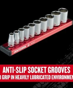 Discount ❤️ CRAFTSMAN Sockets & Socket Sets V-Series 10-Piece Metric 1/4-in Drive 6-point Set Shallow Socket Set 🛒 -Craftsman Official Shop 44779056
