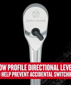 Cheap 👍 CRAFTSMAN Ratchets & Ratchet Sets V-series 96-Tooth 1/2-in Drive Standard Ratchet 😍 -Craftsman Official Shop 44779409