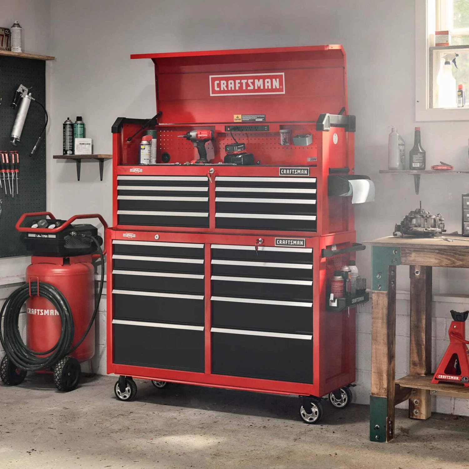 Flash Sale 👍 CRAFTSMAN Top Tool Chests 2000 Series 52-In 8-Drawer Chest - Red 🎁 10 Flash Sale 👍 CRAFTSMAN Top Tool Chests 2000 Series 52-In 8-Drawer Chest - Red 🎁 - Image 10