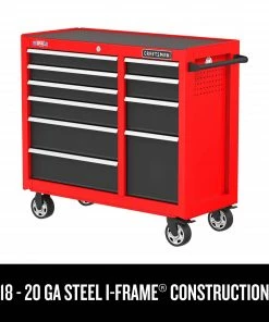 New 🧨 CRAFTSMAN Bottom Tool Cabinets 2000 Series 41-In 10-Drawer Cabinet - Red ✔️ -Craftsman Official Shop 44897197