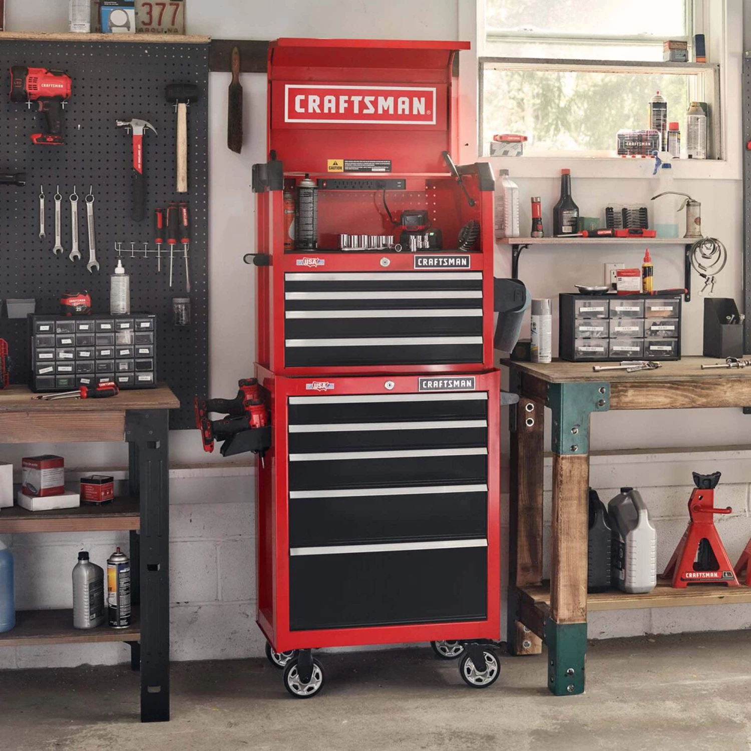 Flash Sale ❤️ CRAFTSMAN Bottom Tool Cabinets 2000 Series 27-In 5-Drawer Cabinet - Red ✨ 8 Flash Sale ❤️ CRAFTSMAN Bottom Tool Cabinets 2000 Series 27-In 5-Drawer Cabinet - Red ✨ - Image 8