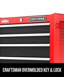 Buy ⭐ CRAFTSMAN Bottom Tool Cabinets 2000 Series 26.5-in W x 34-in H 5-Drawer Steel Rolling Tool Cabinet (Red) 👍 -Craftsman Official Shop 44897408