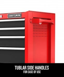 Buy ⭐ CRAFTSMAN Bottom Tool Cabinets 2000 Series 26.5-in W x 34-in H 5-Drawer Steel Rolling Tool Cabinet (Red) 👍 -Craftsman Official Shop 44897409