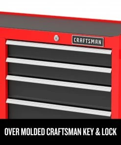 Hot Sale 🧨 CRAFTSMAN Bottom Tool Cabinets 2000 52-In 10-Drawer Cabinet - Red 😀 -Craftsman Official Shop 45347148