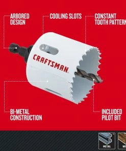 Wholesale 𧨠CRAFTSMAN Hole Saws & Kits 7-Piece Set Bi-metal Non-arbored Hole Saw Set π₯ 17 Wholesale 𧨠CRAFTSMAN Hole Saws & Kits 7-Piece Set Bi-metal Non-arbored Hole Saw Set π₯ -Craftsman Official Shop 45403254
