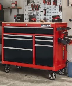 Discount π CRAFTSMAN Bottom Tool Cabinets 2000 Series 41-in W x 34-in H 7-Drawer Steel Rolling Tool Cabinet (Red) π 19 Discount π CRAFTSMAN Bottom Tool Cabinets 2000 Series 41-in W x 34-in H 7-Drawer Steel Rolling Tool Cabinet (Red) π -Craftsman Official Shop 45418421