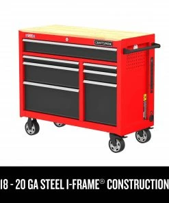 Discount π CRAFTSMAN Bottom Tool Cabinets 2000 Series 41-in W x 34-in H 7-Drawer Steel Rolling Tool Cabinet (Red) π 16 Discount π CRAFTSMAN Bottom Tool Cabinets 2000 Series 41-in W x 34-in H 7-Drawer Steel Rolling Tool Cabinet (Red) π -Craftsman Official Shop 45418426