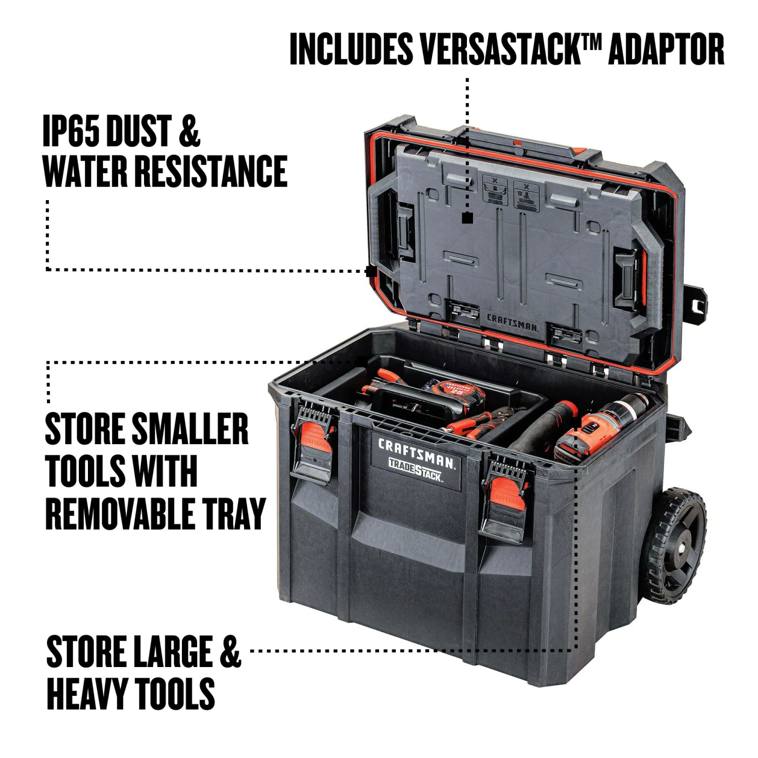 Promo ๐ CRAFTSMAN Portable Tool Boxes CM Tradestack Pro Wheels ๐ 2 Promo ๐ CRAFTSMAN Portable Tool Boxes CM Tradestack Pro Wheels ๐ - Image 2